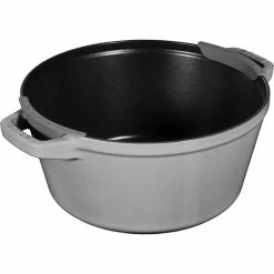 Staub Stackable Cocotte, Braiser, And Grill Pan With Lid | Graphite Grey -Cookware Sets Sales 2023 61thlq3m26l. ac sl1500