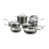 Cuisinart 11-Piece Black Stainless Cookware Set