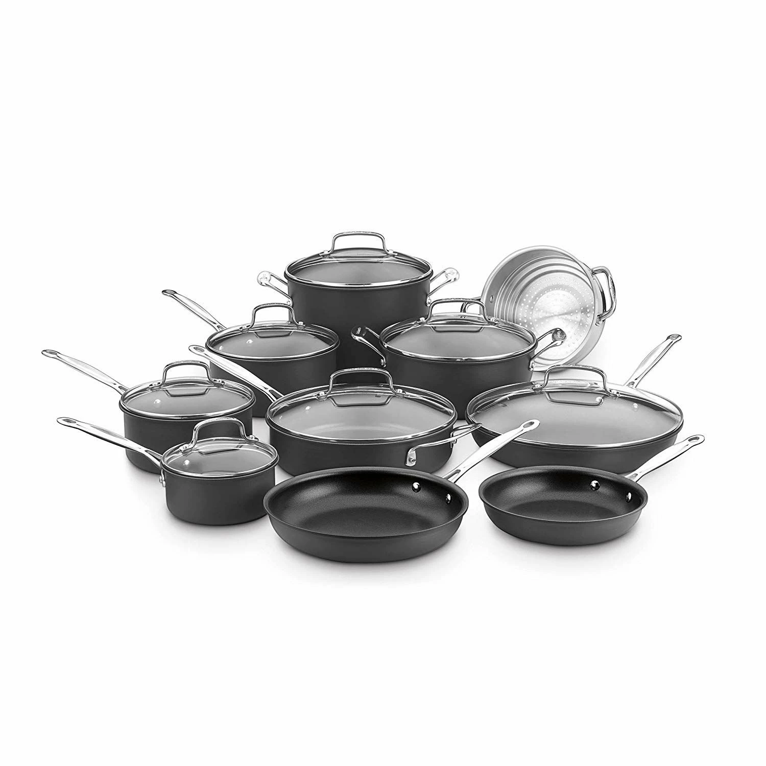 Cuisinart Chef's Classic Hard Anodized Nonstick Cookware Set | 17-Piece 1 Cuisinart Chef's Classic Hard Anodized Nonstick Cookware Set | 17-Piece