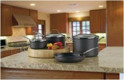 Cuisinart Chef's Classic Hard Anodized Nonstick Cookware Set | 7-Piece -Cookware Sets Sales 2023 66 7 hard anodized cookware popup