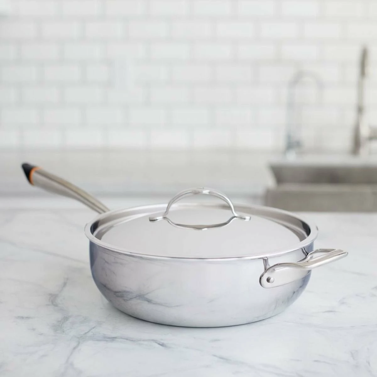 Hestan Cue 5.5 Qt. Smart Chef's Pot | Stainless Steel 2 Hestan Cue 5.5 Qt. Smart Chef's Pot | Stainless Steel - Image 2