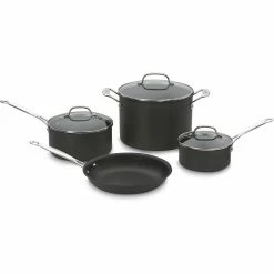 Cuisinart Chef's Classic Hard Anodized Nonstick Cookware Set | 7-Piece