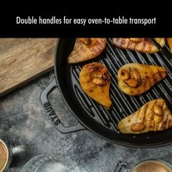 Staub Stackable Cocotte, Braiser, And Grill Pan With Lid | Black 33 Staub Stackable Cocotte, Braiser, And Grill Pan With Lid | Black -Cookware Sets Sales 2023 715mzh i 8l. ac sl1280