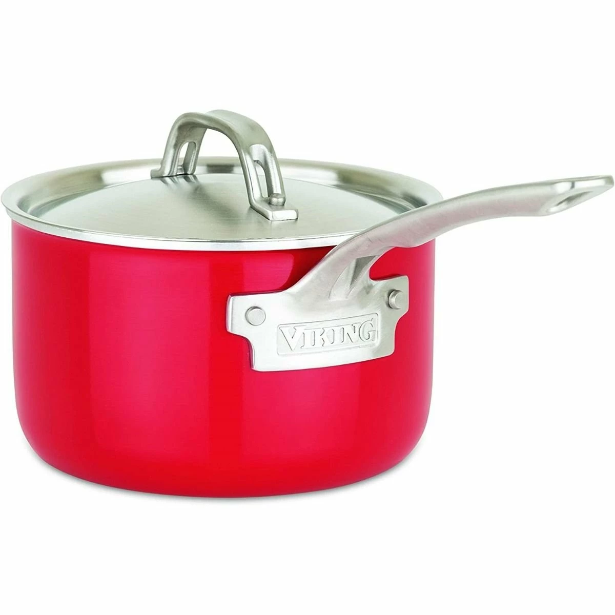 Viking Multi Ply Stainless 11-Piece Cookware Set | Red 5 Viking Multi Ply Stainless 11-Piece Cookware Set | Red - Image 5