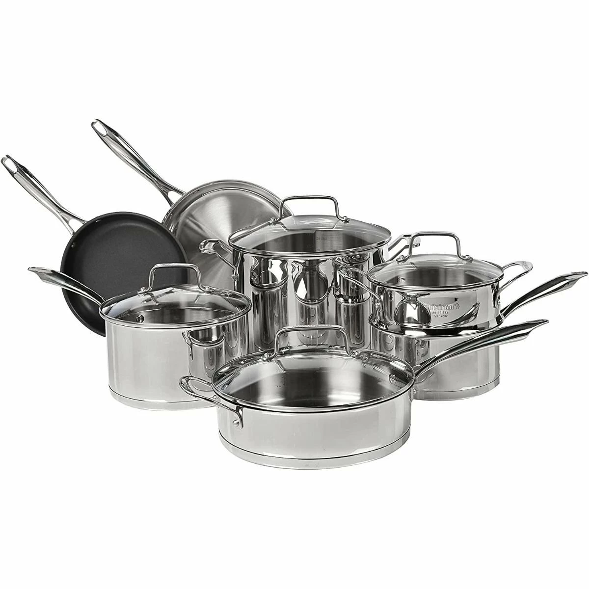 Cuisinart Professional Series Stainless 11-Piece Cookware Set 1 Cuisinart Professional Series Stainless 11-Piece Cookware Set