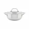 KitchenAid Non-Electrics KitchenAid 4 Qt. Stainless Steel 3-Ply Casserole Dish/Pan With Lid