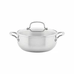 KitchenAid Non-Electrics KitchenAid 4 Qt. Stainless Steel 3-Ply Casserole Dish/Pan With Lid