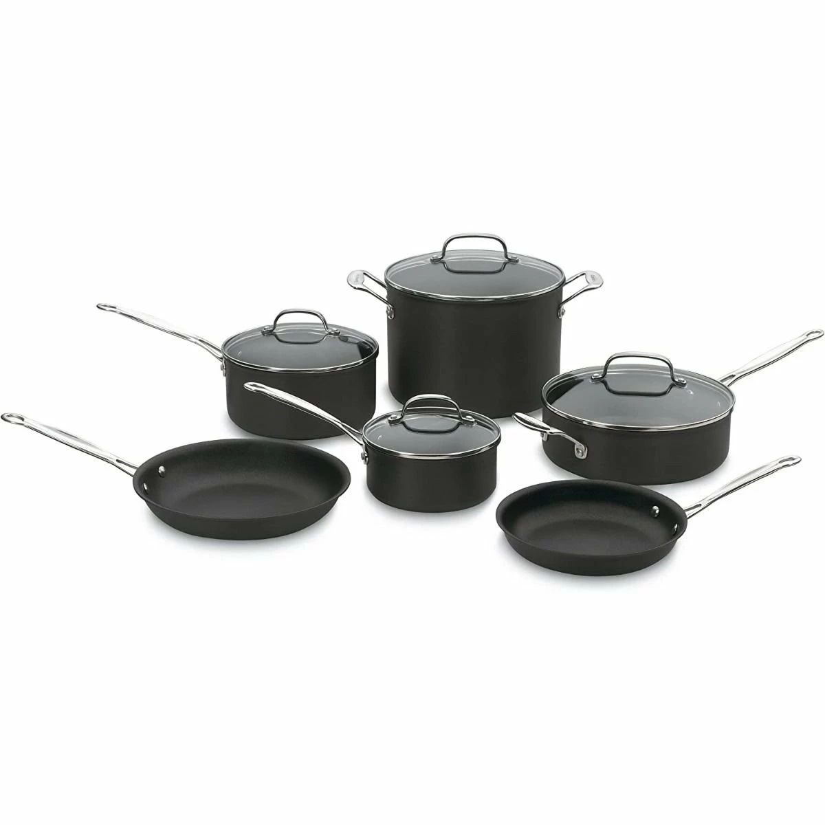 Cuisinart Chef's Classic Hard Anodized Nonstick Cookware Set | 10-Piece 1 Cuisinart Chef's Classic Hard Anodized Nonstick Cookware Set | 10-Piece