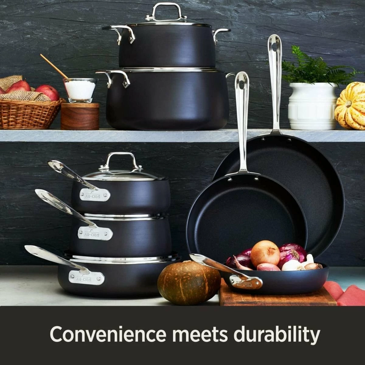 All-Clad HA1 Hard Anodized Nonstick Double Burner Griddle | 13" X 20" 6 All-Clad HA1 Hard Anodized Nonstick Double Burner Griddle | 13" X 20" - Image 6