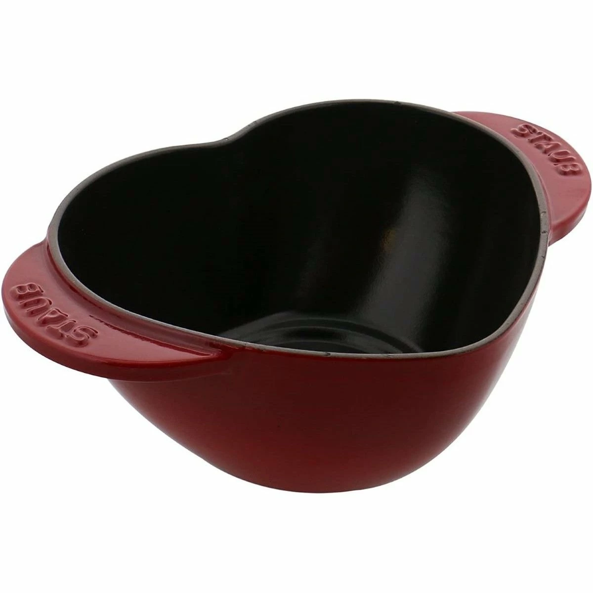 Staub 1.75 Qt. Heart Cocotte/Dutch Oven | Cherry Red 3 Staub 1.75 Qt. Heart Cocotte/Dutch Oven | Cherry Red - Image 3