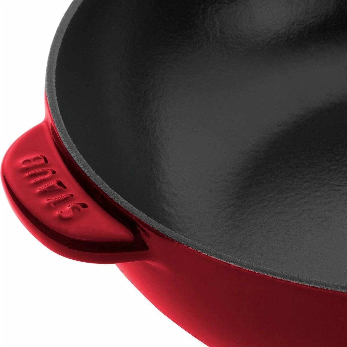 Staub 2.9 Qt Cast Iron Daily Pan | Grenadine 2 Staub 2.9 Qt Cast Iron Daily Pan | Grenadine - Image 2