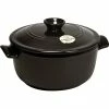 Emile Henry 4.2 Qt. Round Dutch Oven | Charcoal
