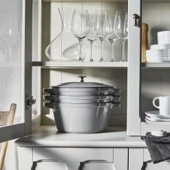 Staub Stackable Cocotte, Braiser, And Grill Pan With Lid | Graphite Grey -Cookware Sets Sales 2023 81hpavvlmrl. ac sl1500