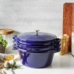 Staub Stackable Cocotte, Braiser, And Grill Pan With Lid | Dark Blue 23 Staub Stackable Cocotte, Braiser, And Grill Pan With Lid | Dark Blue -Cookware Sets Sales 2023 81ibc0y49ul. ac sl1500