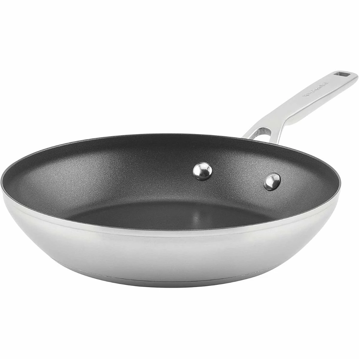 KitchenAid Non-Electrics KitchenAid Stainless Steel 3-Ply Base Fry Pan | 9.5" 2 KitchenAid Non-Electrics KitchenAid Stainless Steel 3-Ply Base Fry Pan | 9.5" - Image 2