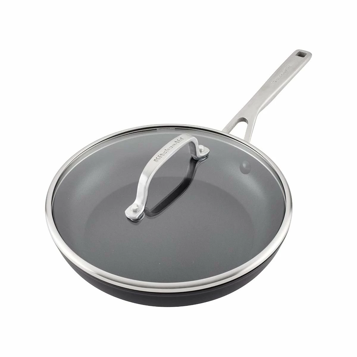KitchenAid Non-Electrics KitchenAid 10" Hard Anodized Induction Fry Pan With Lid | Nonstick 3 KitchenAid Non-Electrics KitchenAid 10" Hard Anodized Induction Fry Pan With Lid | Nonstick - Image 3