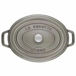 Staub 7 Qt. Oval Cocotte/Dutch Oven | Graphite Grey -Cookware Sets Sales 2023 872078003524 3