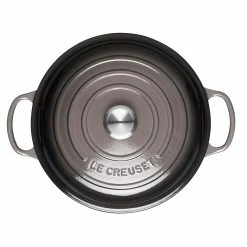Le Creuset 2.25 Qt. Signature Enameled Cast Iron Braiser With Stainless Steel Knob | Oyster Grey -Cookware Sets Sales 2023 actual top oyster