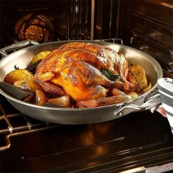 All-Clad D3 Stainless Steel 3-Quart Universal Pan With Lid -Cookware Sets Sales 2023 allcladd3unvrlpan3qav2shs22 vnd