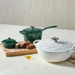 Le Creuset 1.75 Qt. Signature Enameled Cast Iron Saucepan With Stainless Steel Knob | Artichaut -Cookware Sets Sales 2023 art2