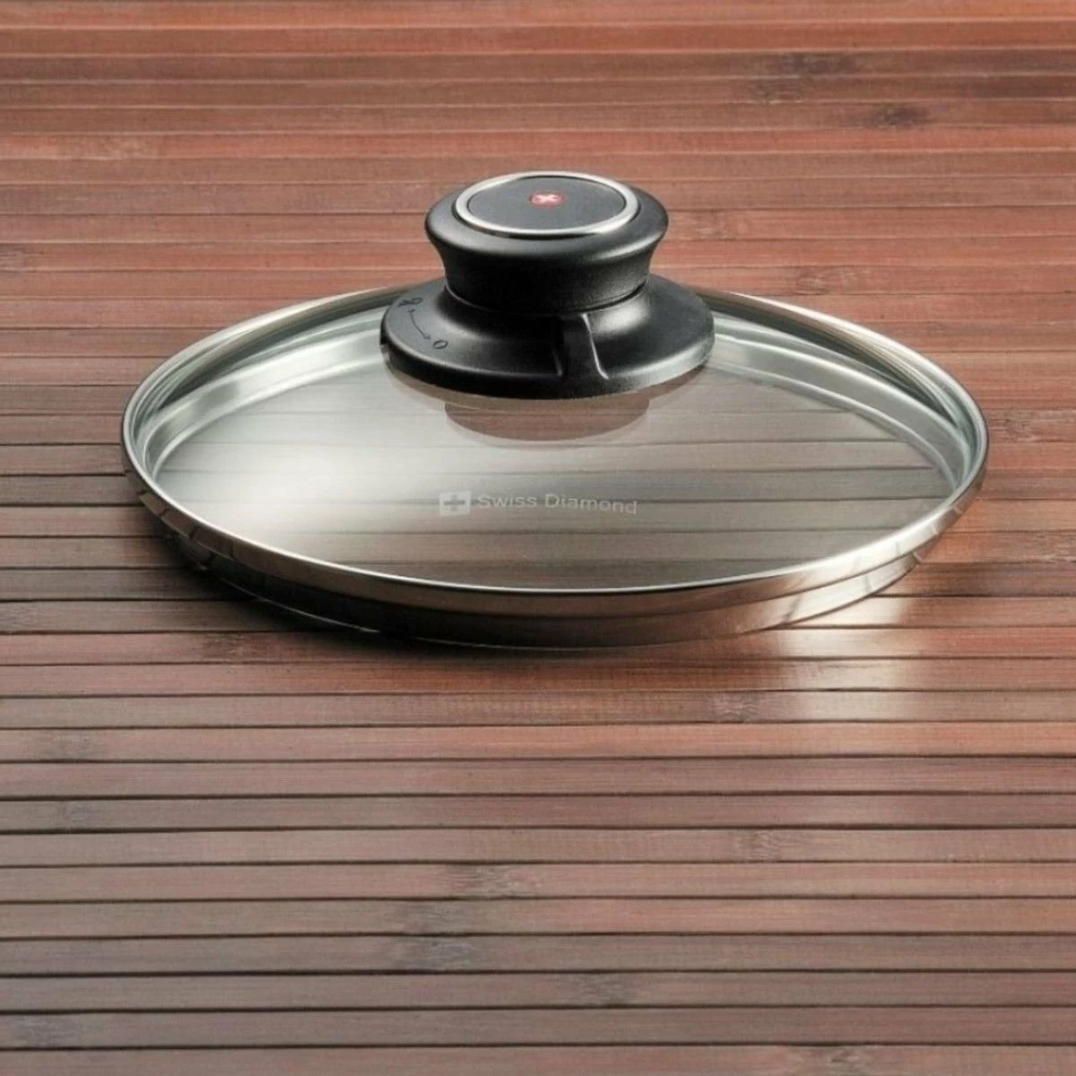 Swiss Diamond | Tempered Glass Lid - 12.5" 2 Swiss Diamond | Tempered Glass Lid - 12.5" - Image 2