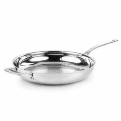 Cuisinart Custom-Clad 5-Ply Stainless Steel Fry Pan With Helper Handle | 12"