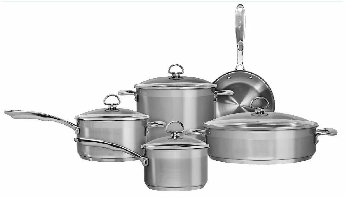 Chantal 21 Steel Induction 9 Piece Cookware Set 1 Chantal 21 Steel Induction 9 Piece Cookware Set