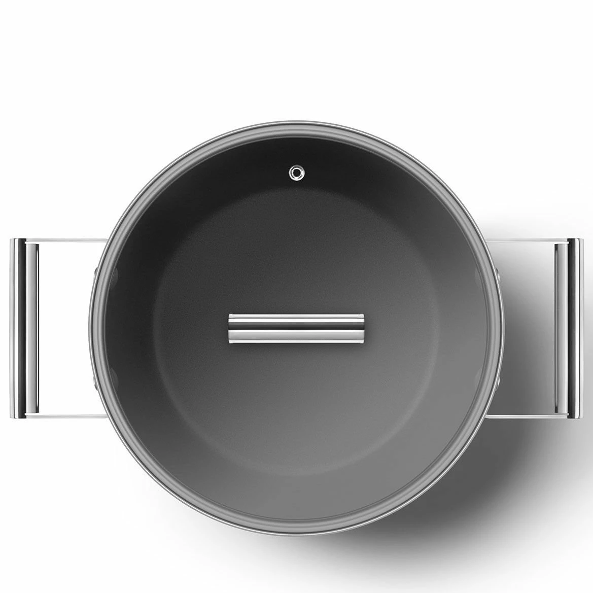 SMEG 5 Qt. Nonstick Casserole Dish With Lid | Black 2 SMEG 5 Qt. Nonstick Casserole Dish With Lid | Black - Image 2