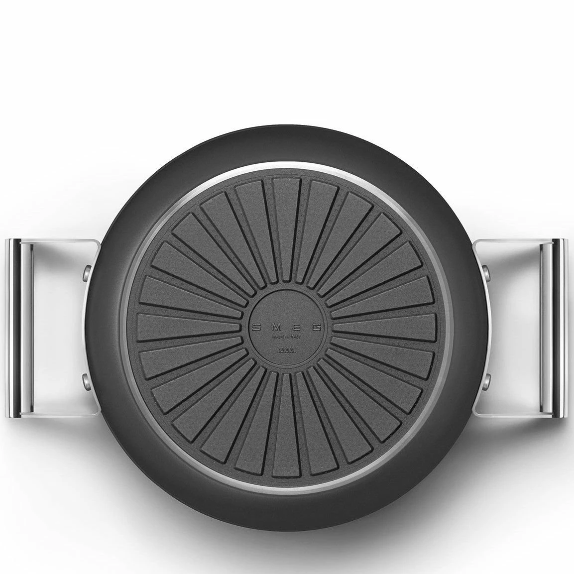 SMEG 5 Qt. Nonstick Casserole Dish With Lid | Black 4 SMEG 5 Qt. Nonstick Casserole Dish With Lid | Black - Image 4