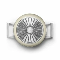 SMEG 5 Qt. Nonstick Casserole Dish With Lid | Cream -Cookware Sets Sales 2023 ckfc2411crm 6