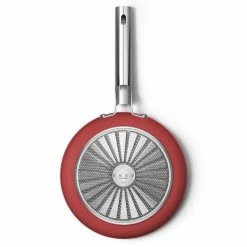 SMEG 9.5" Nonstick Fry Pan | Red -Cookware Sets Sales 2023 ckff2401rdm 6