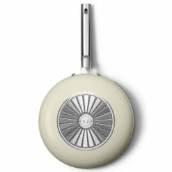 SMEG 12" Nonstick Wok | Cream 7 SMEG 12" Nonstick Wok | Cream -Cookware Sets Sales 2023 ckfw3001crm 6