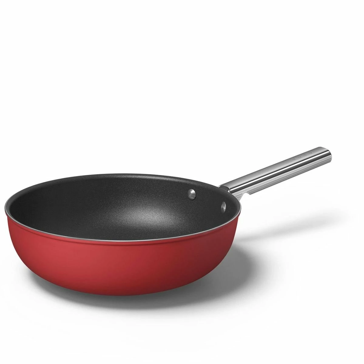 SMEG 12" Nonstick Wok | Red 3 SMEG 12" Nonstick Wok | Red - Image 3