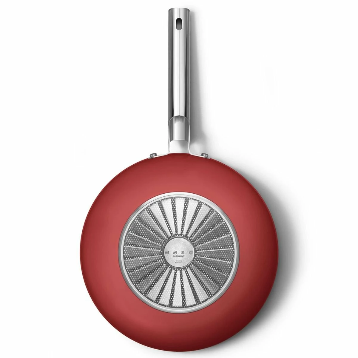 SMEG 12" Nonstick Wok | Red 4 SMEG 12" Nonstick Wok | Red - Image 4
