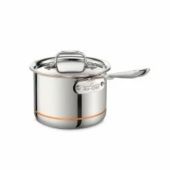 All-Clad Copper Core 5-Ply Bonded Stainless Steel Cookware Set | 10-Piece -Cookware Sets Sales 2023 copper2saucepan 1