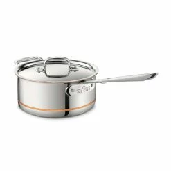 All-Clad Copper Core 5-Ply Bonded Stainless Steel Cookware Set | 10-Piece -Cookware Sets Sales 2023 copper3saucepan 1