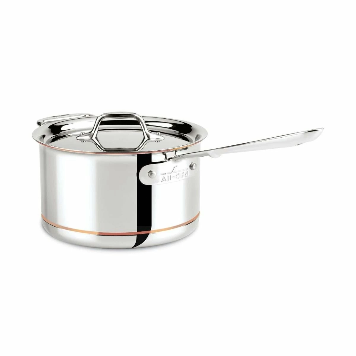 All-Clad Copper Core 5-Ply Bonded Stainless Steel Saucepan | 4 Qt. 1 All-Clad Copper Core 5-Ply Bonded Stainless Steel Saucepan | 4 Qt.