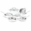 Cuisinart Matte White Stainless Steel Cookware Set | 11-Piece