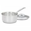 Cuisinart Chef's Classic Stainless Steel 1-Quart Saucepan With Lid