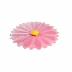 Charles Viancin Silicone Lid | 8" Daisy (Pink With White)