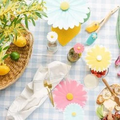 Charles Viancin Silicone Lid | 8" Daisy (Pink With White) 7 Charles Viancin Silicone Lid | 8" Daisy (Pink With White) -Cookware Sets Sales 2023 daisy life 5 1