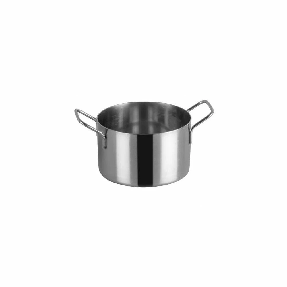 Winco Stainless Steel Mini Casserole | 4.75" X 3" 1 Winco Stainless Steel Mini Casserole | 4.75" X 3"