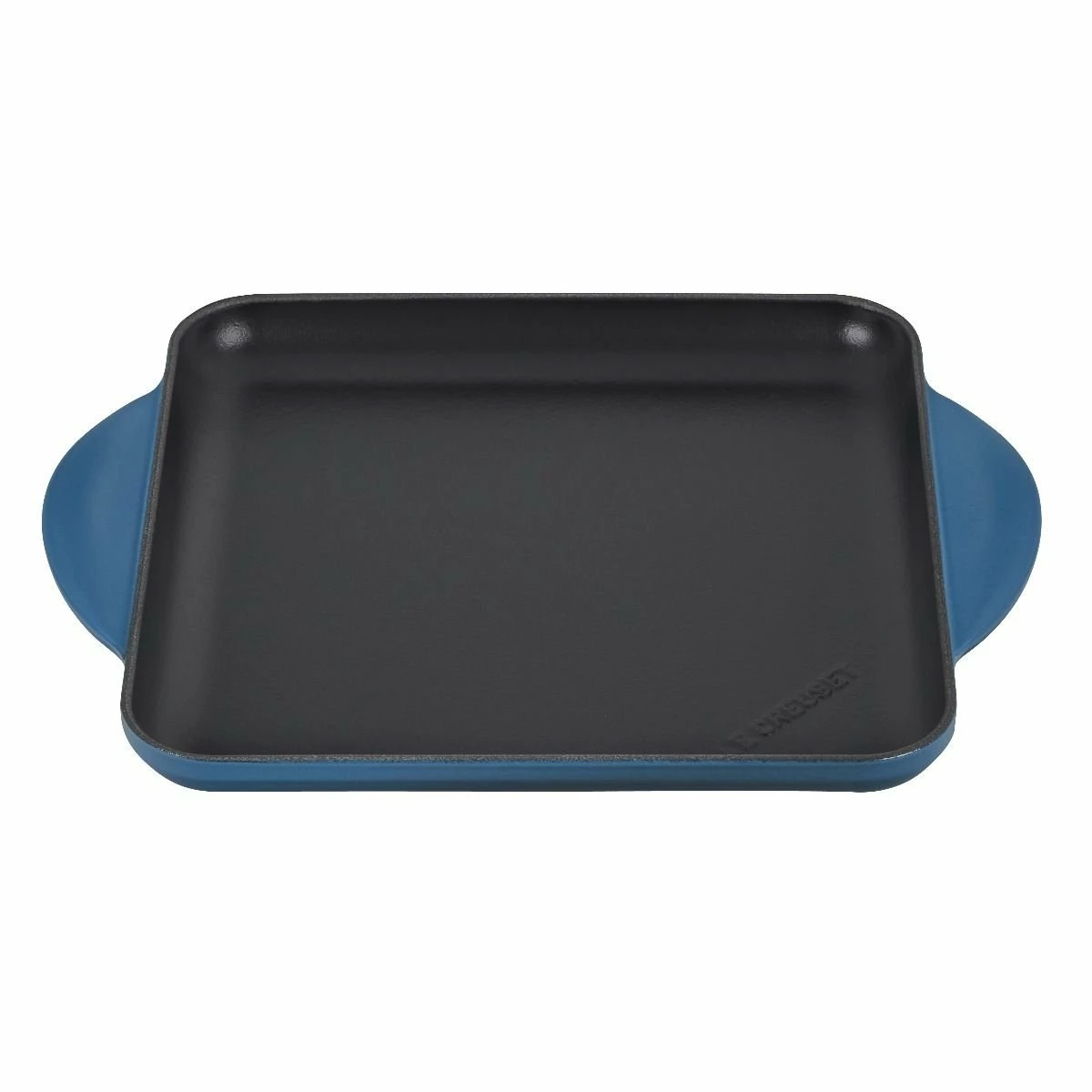 Le Creuset 9.5" Square Signature Enameled Cast Iron Griddle Pan | Deep Teal 1 Le Creuset 9.5" Square Signature Enameled Cast Iron Griddle Pan | Deep Teal