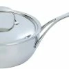 Demeyere Atlantis Conic Saute Pan W/ Lid (2.1QT)