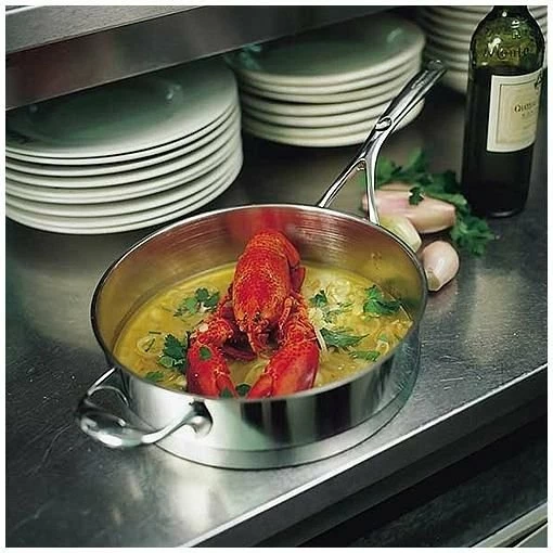 Demeyere Atlantis Saute Pan & Lid W/ Helper Handle - 2.6 Qt. Induction 1 Demeyere Atlantis Saute Pan & Lid W/ Helper Handle - 2.6 Qt. Induction