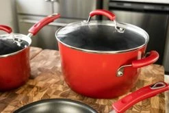 Rachael Ray Red Gradient 14 Piece Enamel Cookware Set -Cookware Sets Sales 2023 dscf0827 1