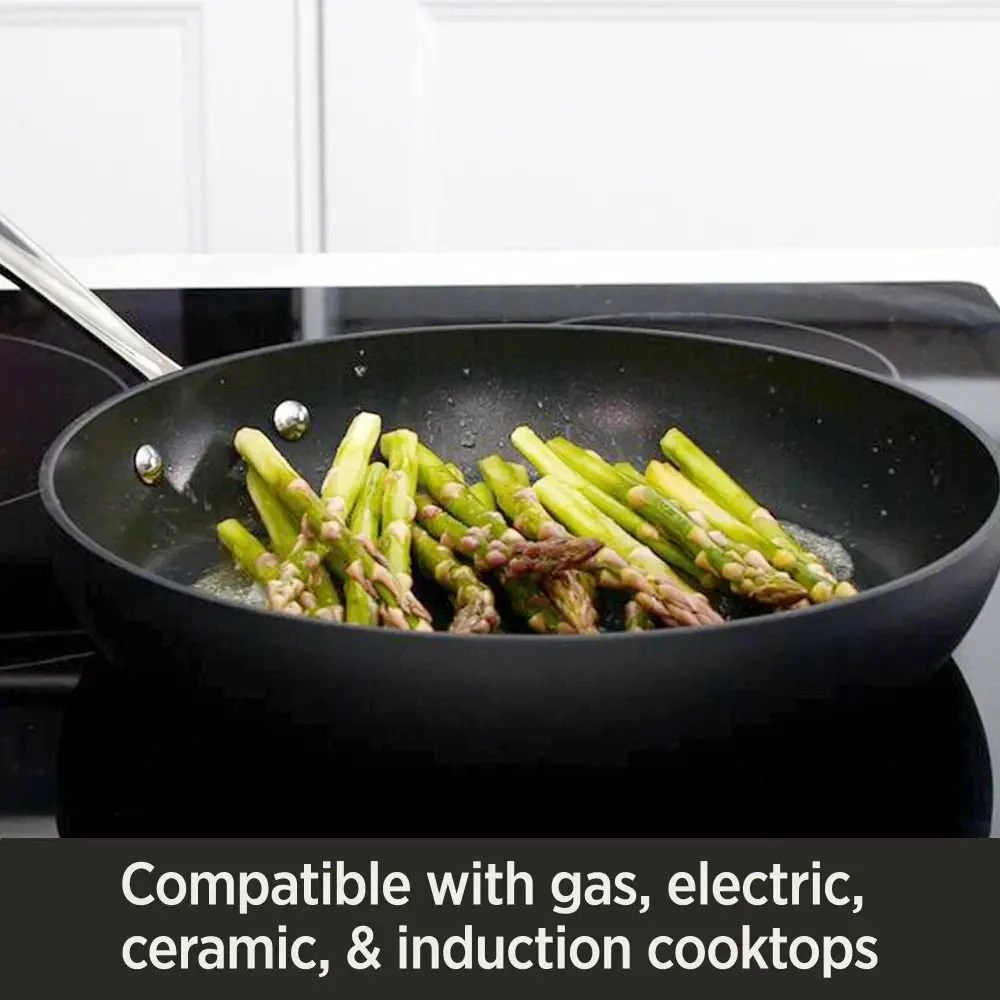 All-Clad HA1 Hard Anodized Nonstick 5-Piece Fry Pan Set 6 All-Clad HA1 Hard Anodized Nonstick 5-Piece Fry Pan Set - Image 6