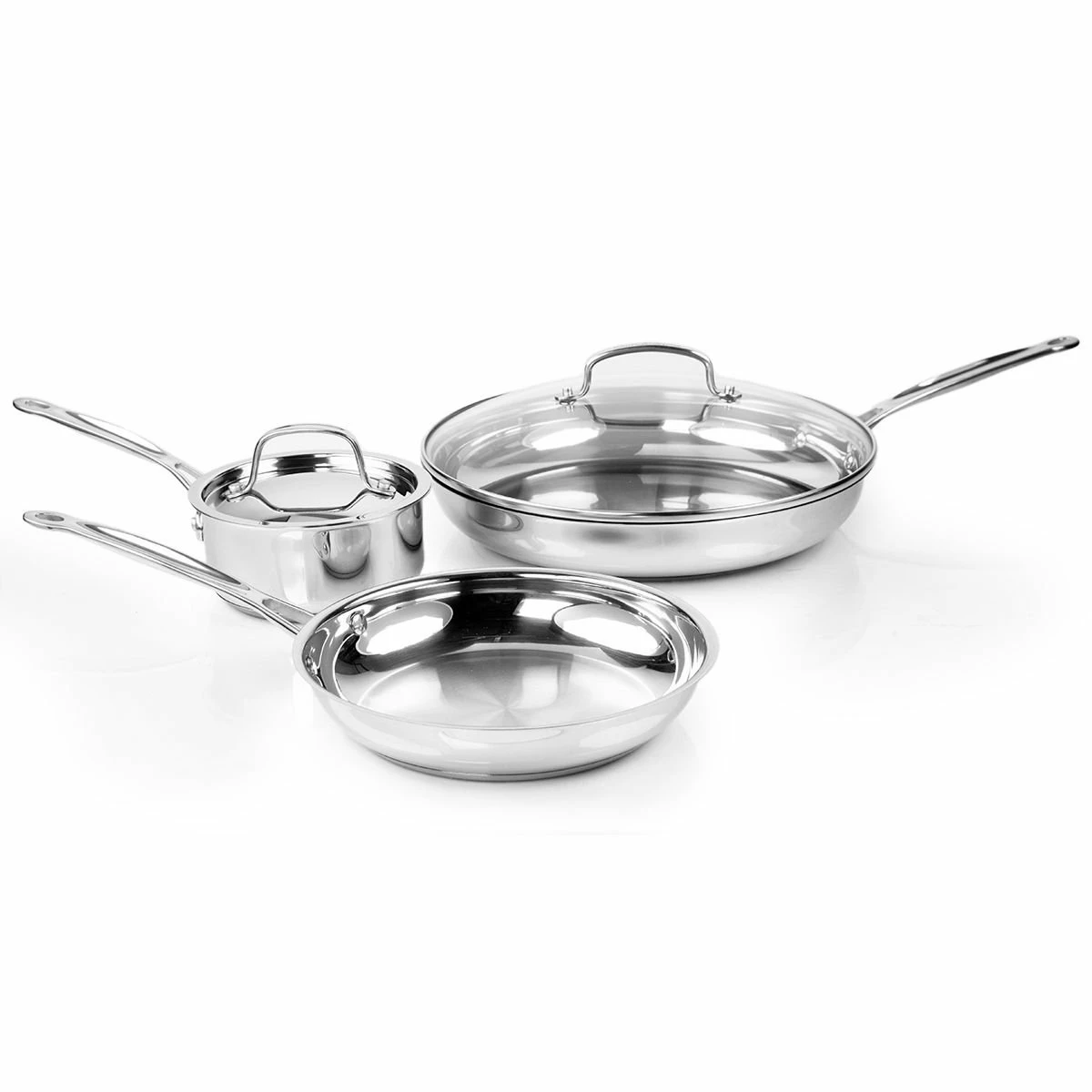 Cuisinart Chef's Classic Stainless Steel Cookware Set | 5-piece 1 Cuisinart Chef's Classic Stainless Steel Cookware Set | 5-piece