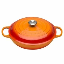 Le Creuset 10-Piece Signature Cookware Set With Stainless Steel Knobs | Flame Orange -Cookware Sets Sales 2023 flame main 1 1