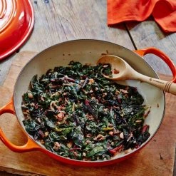 Le Creuset 2.25 Qt. Signature Enameled Cast Iron Braiser With Stainless Steel Knob | Flame Orange -Cookware Sets Sales 2023 flamelife3